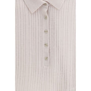 Allude Cream Cashmere Sweatshirt