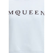 Alexander McQueen Light Blue Cotton Sweatshirt