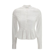 Alexander McQueen White Cotton Dress Shirt