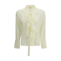 Alexander McQueen Bicolor Silk Shirt