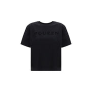 Alexander McQueen Black Cotton T-Shirt