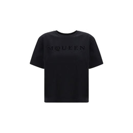 Alexander McQueen Black Cotton T-Shirt