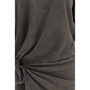 Marant Etoile Gray Cotton Casual Dress