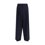 Fabiana Filippi Blue Polyester Casual Pants