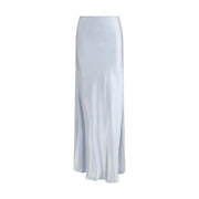 Fabiana Filippi Light Blue Viscose Long Skirt