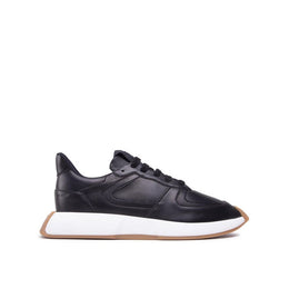 Giuseppe Zanotti Black Calfskin Low Top Sneakers
