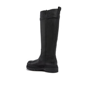 Salvatore Ferragamo Black Calfskin Boots