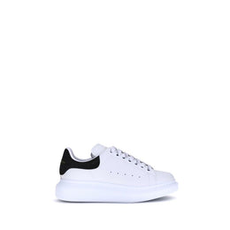 Alexander McQueen White Calf Leather Bos Taurus Platform Sneakers