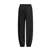 Rohe Black Polyester Joggers (Workout Pants)