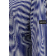 Balenciaga Blue Cotton Pattern Shirt