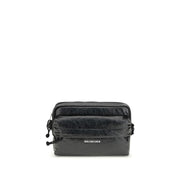 Balenciaga Black Lamb Ovis Aries Aries Shoulder Bag