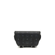 MCM Black Fabric Shoulder Bag