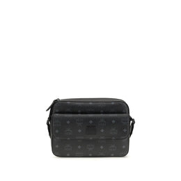 MCM Black Fabric Shoulder Bag
