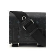 MCM Black Fabric Shoulder Bag