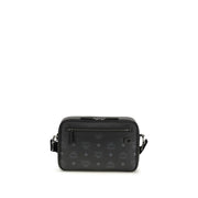 MCM Black Fabric Shoulder Bag