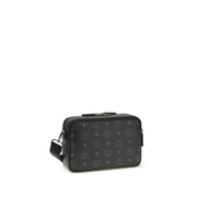 MCM Black Fabric Shoulder Bag