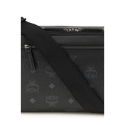 MCM Black Fabric Shoulder Bag