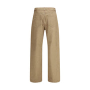 Jacquemus Beige Cotton Straight-Leg Jeans