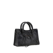 Balenciaga Black Calf Leather Bos Taurus Shoulder Bag