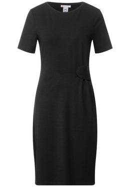 Street One Black Viscose Casual Dress