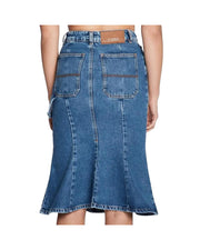 PINKO Blue Denim Skirt