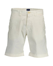 Gant White Cotton Bermuda Shorts