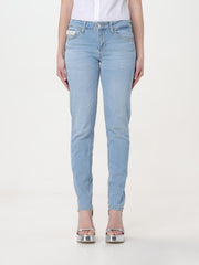 Liu Jo Blue Cotton Straight-Leg Jeans
