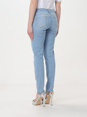 Liu Jo Blue Cotton Straight-Leg Jeans