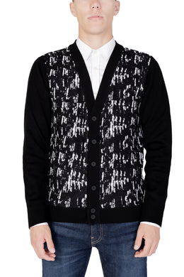 Antony Morato Black Wool Cardigan