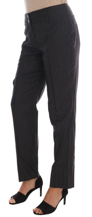Dolce & Gabbana Gray Textile Dress Pants
