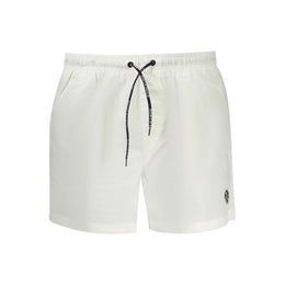 North Sails White Polyester Men's Swim Boxer