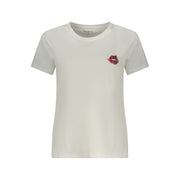 Pepe Jeans White Cotton Women T-Shirt