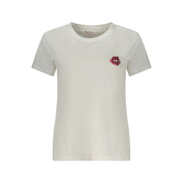 Pepe Jeans White Cotton Women T-Shirt
