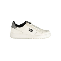 Tommy Hilfiger White Polyurethane Men Sneaker