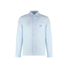 Prada Blue Cotton Dress Shirt