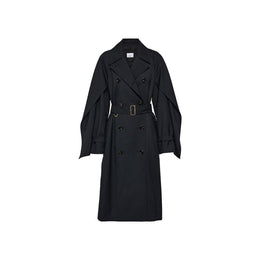 Burberry Black Polyester Coat