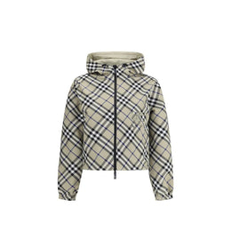 Burberry Gray Polyamide Shell Jacket