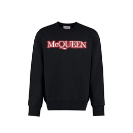 Alexander McQueen Black Cotton Sweatshirt