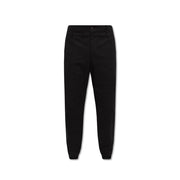 Alexander McQueen Black Cotton Casual Pants