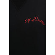 Alexander McQueen Black Cotton Sweatshirt