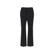 Saint Laurent Black Cotton Casual Pants