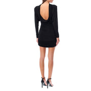 Saint Laurent Black Viscose Casual Dress