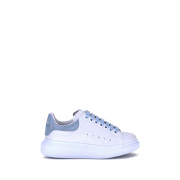 Alexander McQueen Light Blue Calf Leather Bos Taurus Platform Sneakers