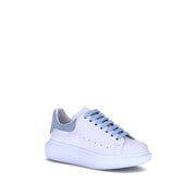 Alexander McQueen Light Blue Calf Leather Bos Taurus Platform Sneakers
