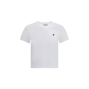 Ami Paris White Cotton T-Shirt