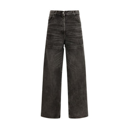 The Attico Black Cotton Jeans Denim
