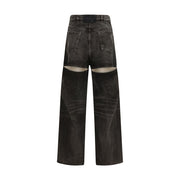 The Attico Black Cotton Jeans Denim
