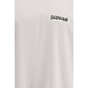 Balenciaga White Cotton T-Shirt