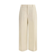 Brunello Cucinelli Beige Cotton Casual Pants