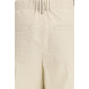 Brunello Cucinelli Beige Cotton Casual Pants